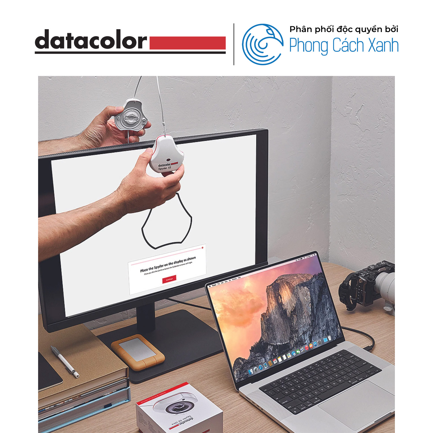 Bộ cân màu nhiếp ảnh Datacolor Spyder X2 Photo Studio - Hàng Chính Hãng