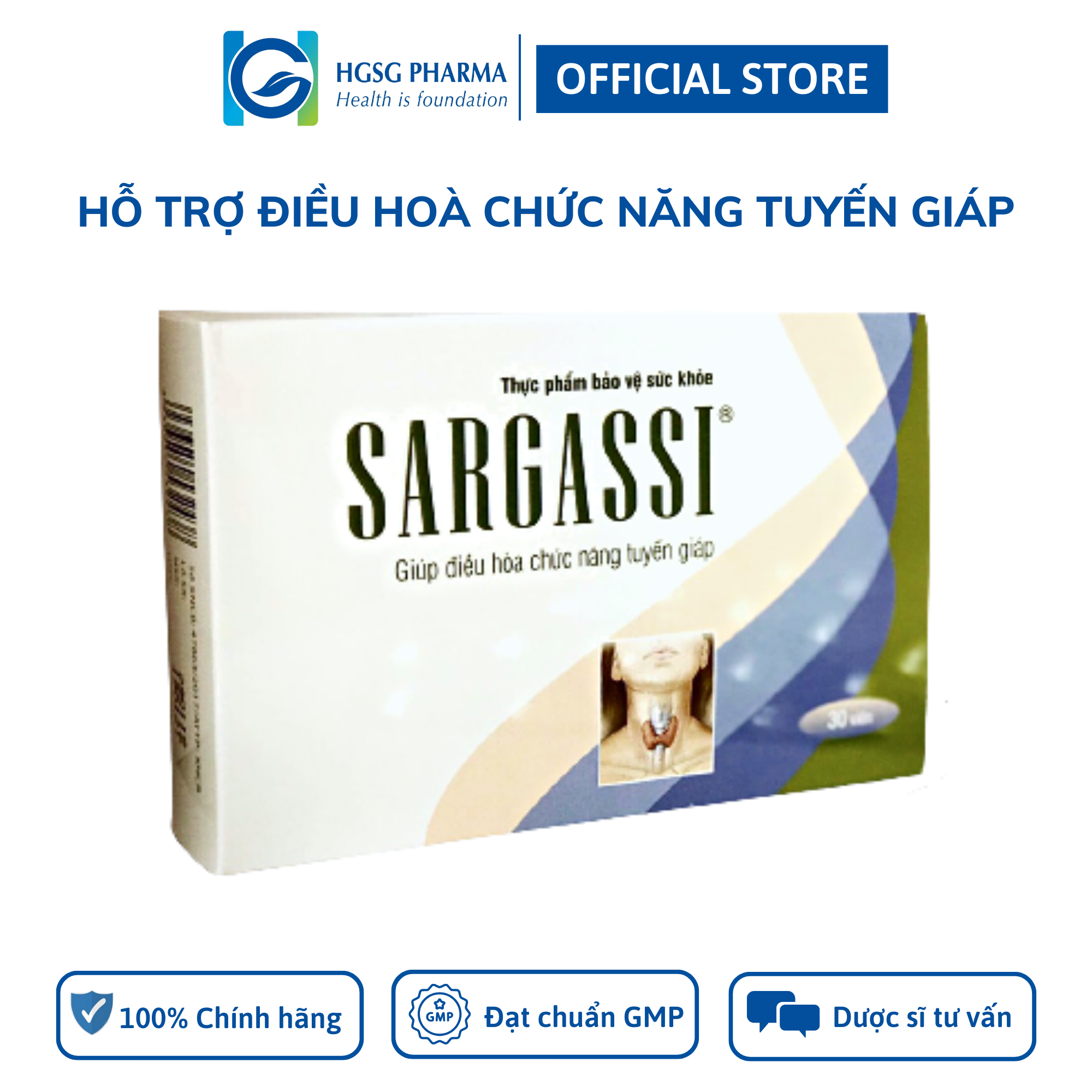 Viên uống bướu cổ HGSG pharma SARGASSI