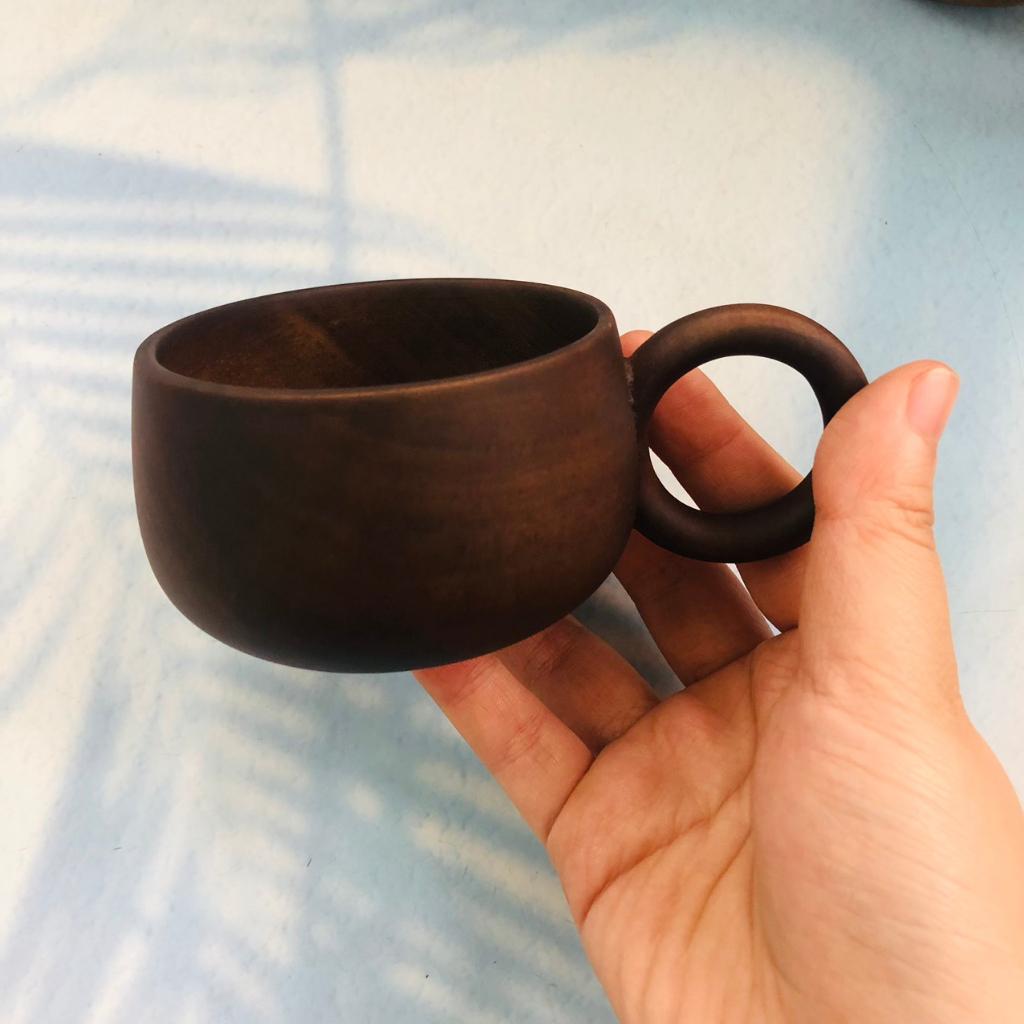 Cốc Gỗ/Ly Keo Cỡ 8x5 cm Phong Cách Vintage Trang Nhã,Cốc Uống Trà, Cà Phê, Chụp Ảnh Decor Xinh Xắn