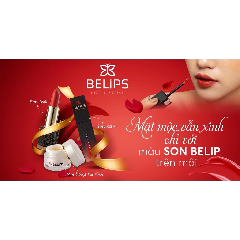 Son Kem Lì Màu Call Me Baby Đỏ Hoa Hồng Belips Sexy Lipstick (3,7G)