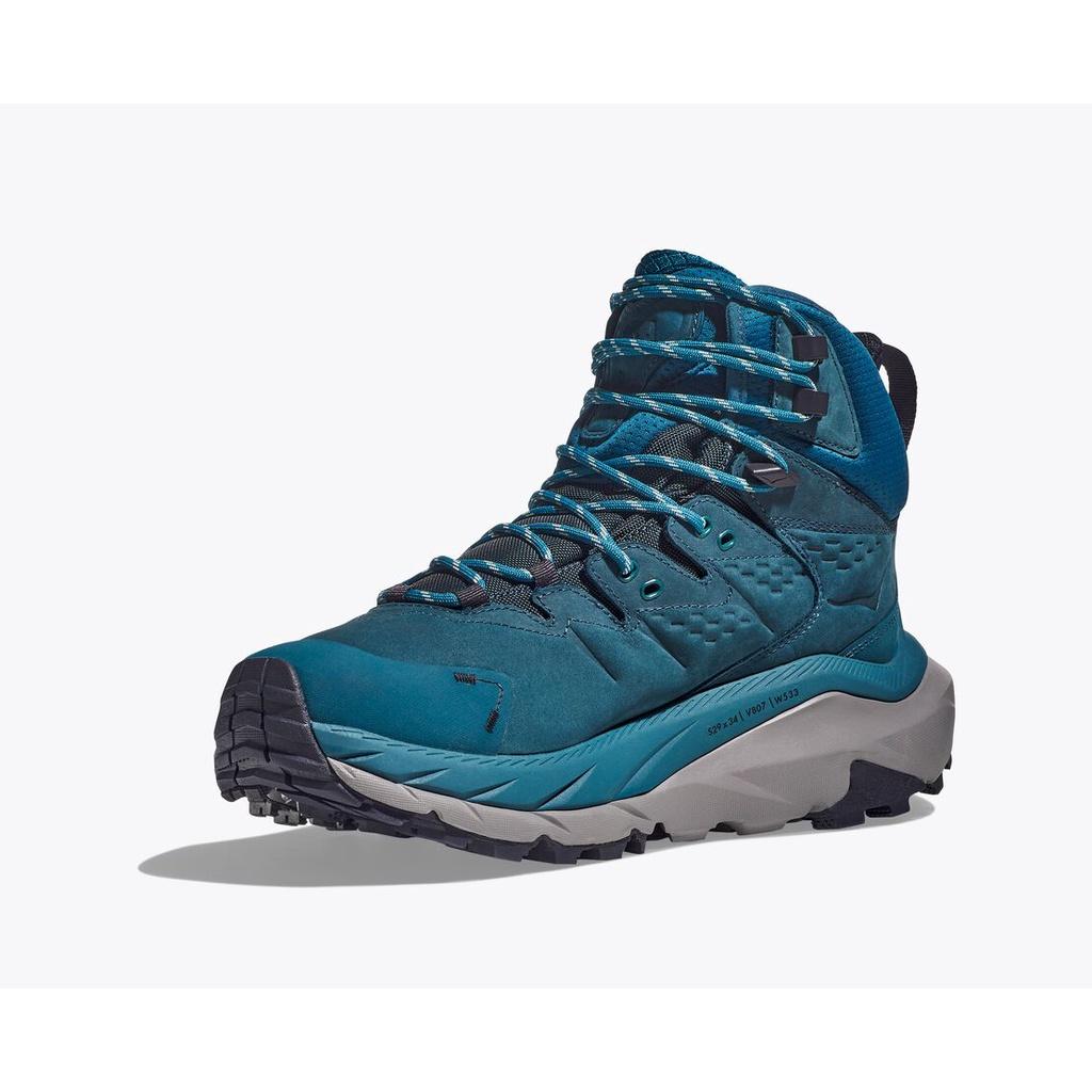 HOKA Kaha 2 GTX Hiking Boots, Giày leo núi chuyên nghiệp, Giày thể thao địa hình chính hãn.g màu Blue Coral Size 44