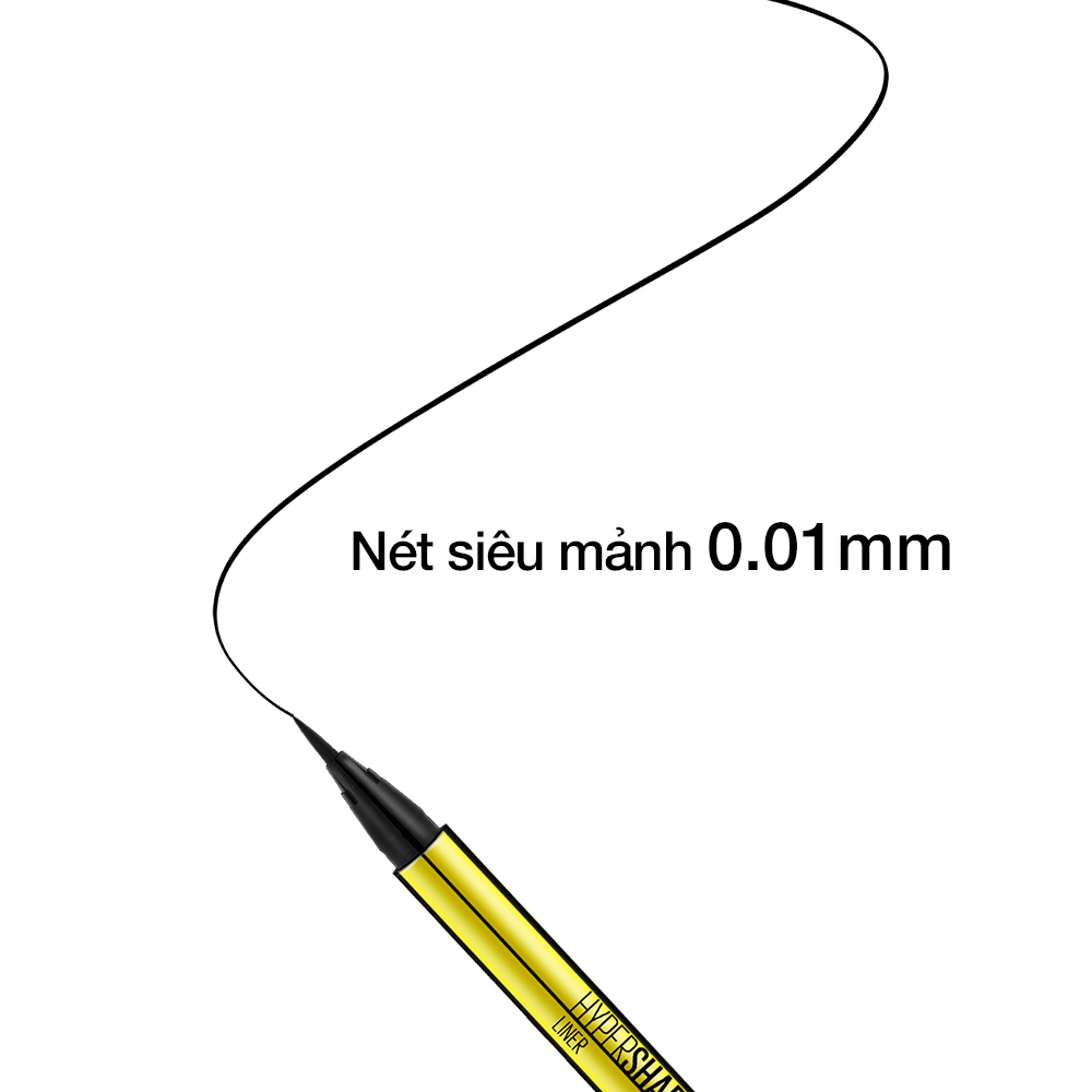 [Bộ trang điểm] Bộ đôi bút kẻ mắt nước siêu sắc mảnh + Chì Kẻ Mày 2 Đầu Define &amp; Blend Maybelline New York