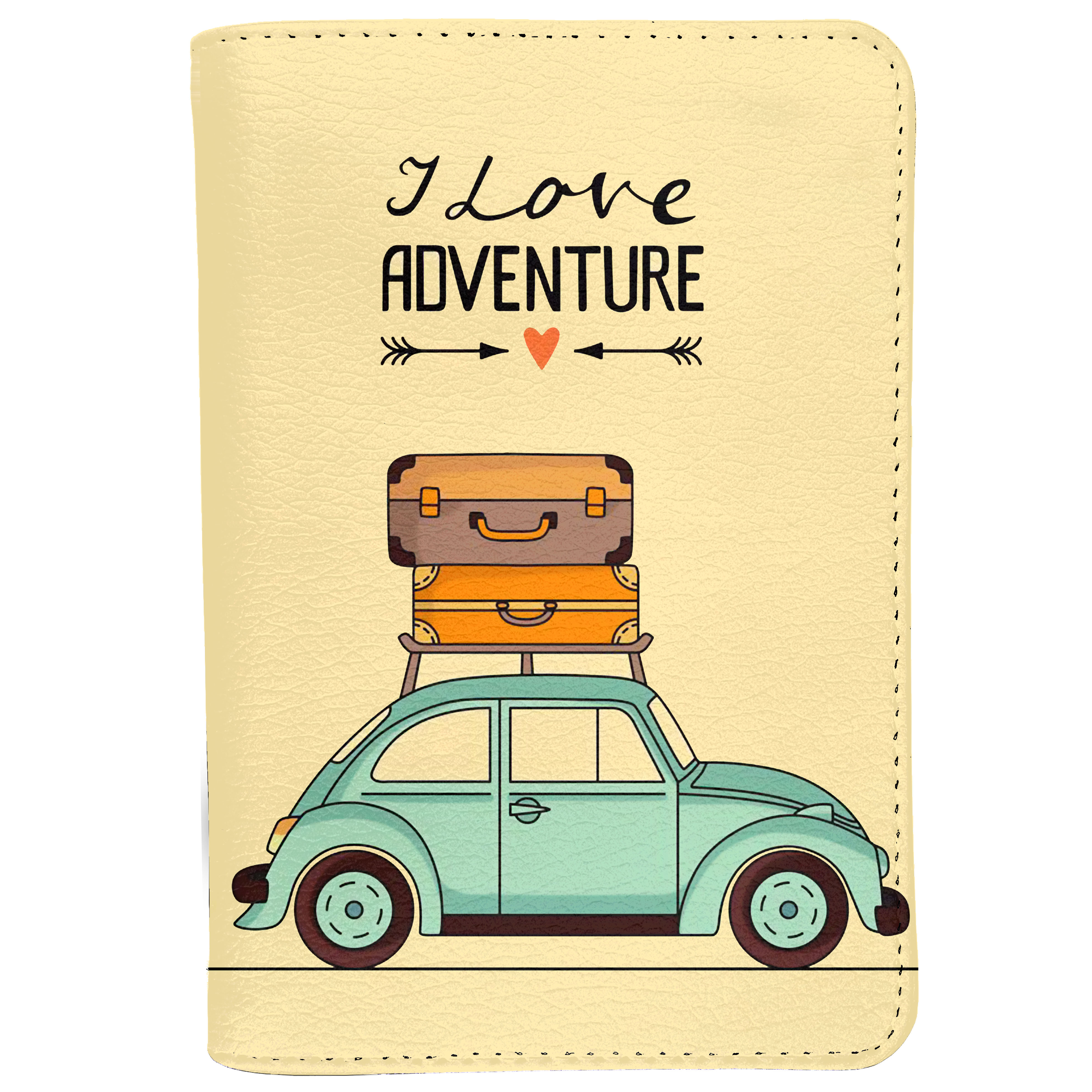 Bao Da Hộ Chiếu Và Phụ Kiện I LOVE ADVENTURE - Passport Cover Holder - Ví Đựng Passport Du Lịch STormbreaker - Độc Đáo - Vintage - LT016