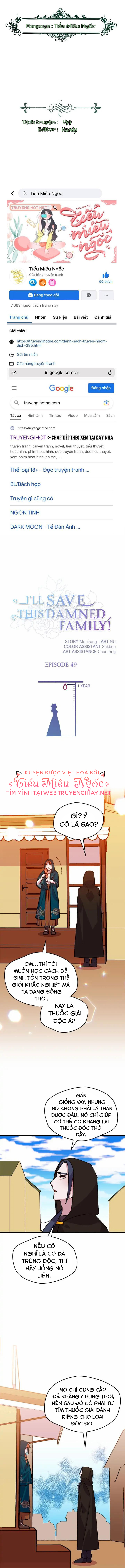 tôi sẽ cứu lấy gia tộc sắp sụp đổ chapter 49 1