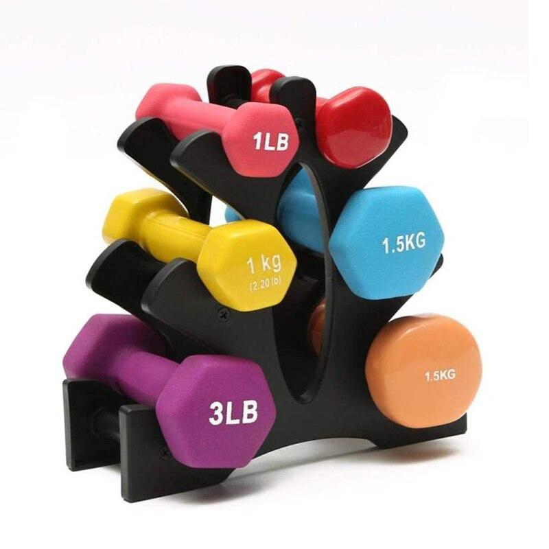 Weight Lifting Rack Stands Dumbbell Weightlifting Holder Dumbbell Floor Bracket Home Exercise Equipment Tools Supplies