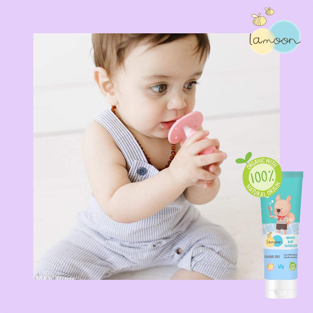 Kem Đánh Răng Organic An Toàn Cho Bé Từ 0 Tháng Lamoon - 40g