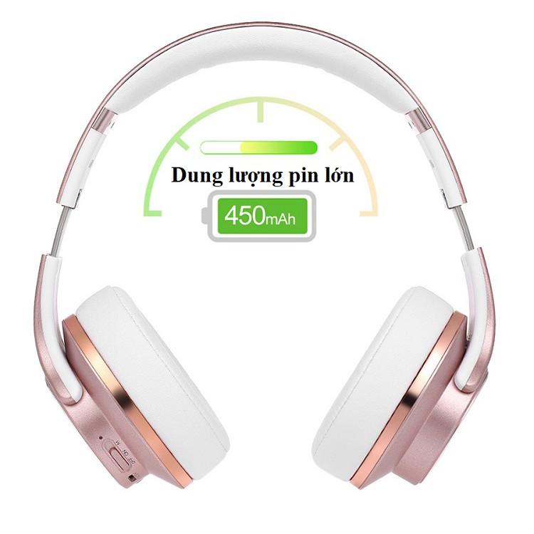 Tai Nghe Chụp Tai ️️ Tai Nghe Bluetooth Cao Cấp Âm Thanh Sống Động - Tai Nghe Không Dây MH5 Kiêm Loa Nghe Nhạc