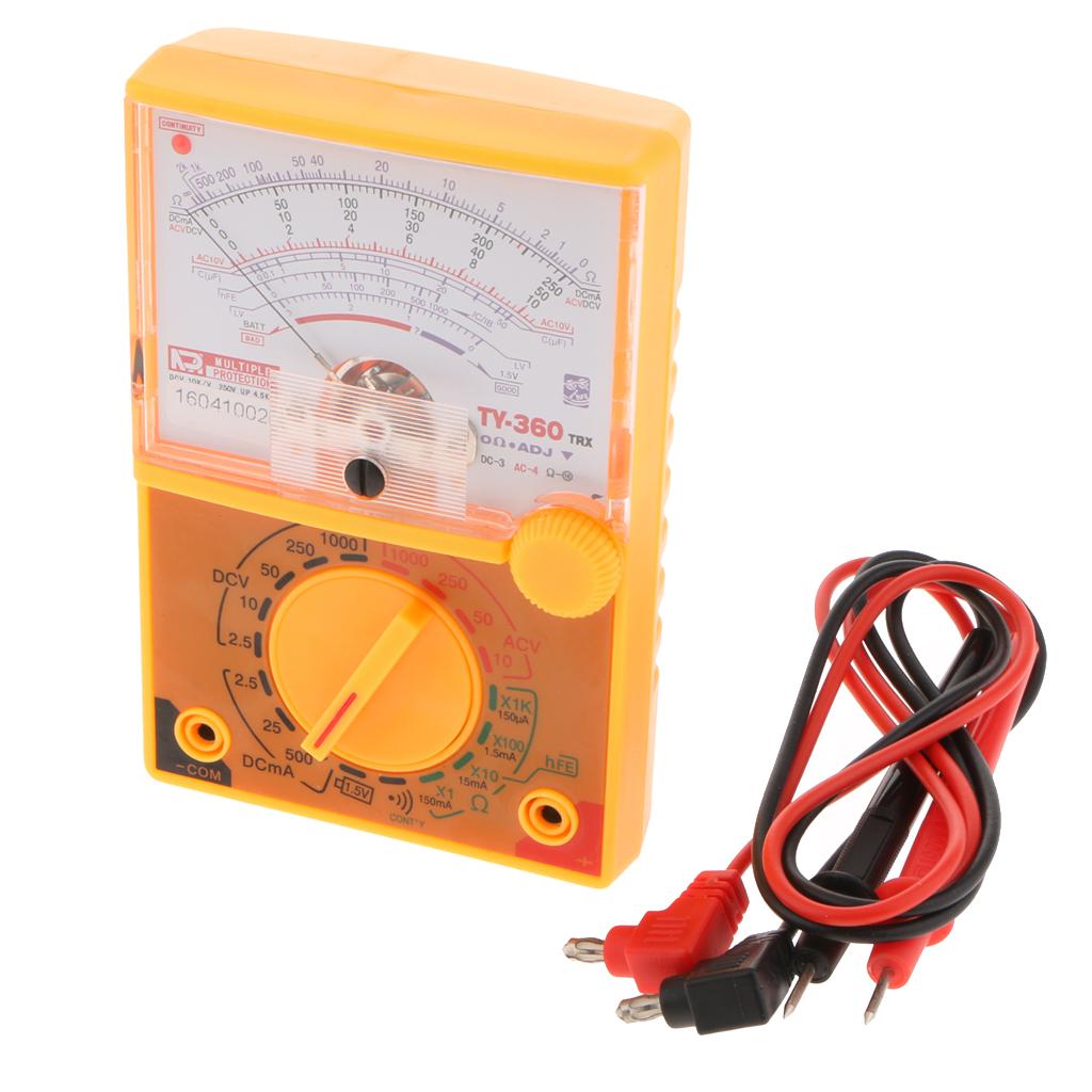 Digital Multimeter, TY360 Magnetic Pointer, Measure Voltage, Current, Resistance Diode Tester Meter