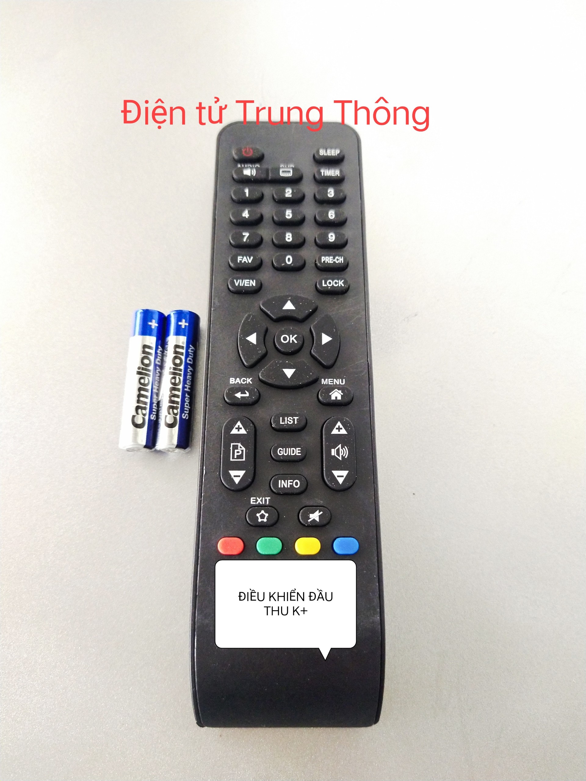 REMOTE DÙNG ĐIỀU KHIỂN ĐẦU THU K+ XLL21 (Kèm pin AAA)