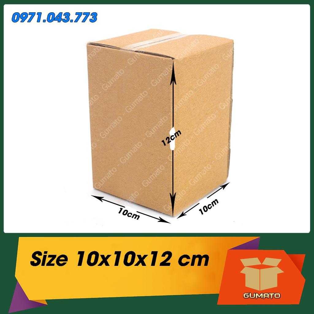 Hộp giấy P10 size 10x10x12 cm, thùng carton gói hàng Everest