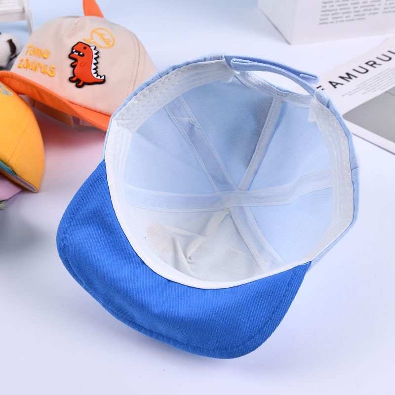 Mũ, nón lưỡi trai chú khủng long chất vải kaki cam kết đẹp