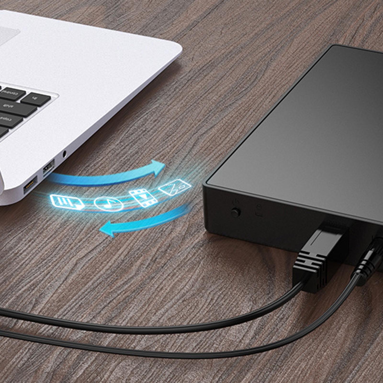 Durable USB 3.0 External Hard Drive Enclosure Disk Case 12V Adapter Support UASP for SATA III HDD SSD 3.5 2.5 Inch