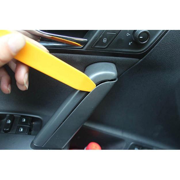 Thiết bị dụng cụ tháo nhựa nội thất ô tô xe máy 12 món đa năng dễ dàng chống trầy nhựa xe loại tốt siêu dẻo