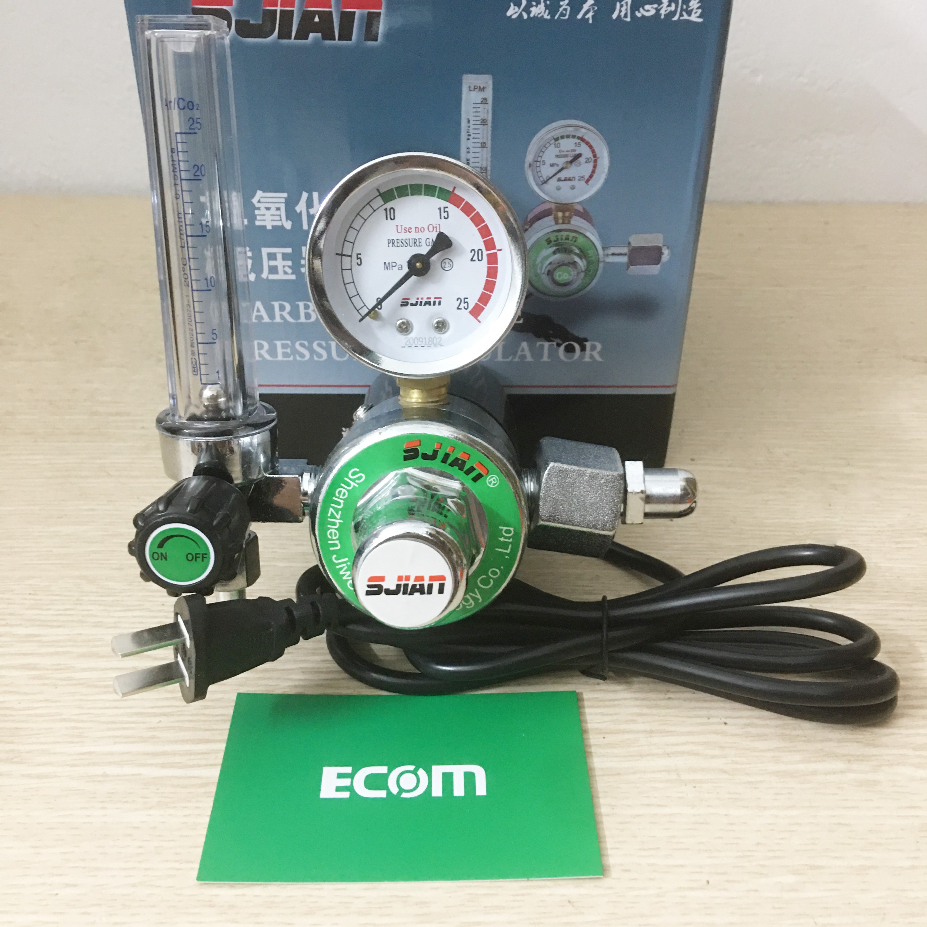 Đồng hồ khí CO2 Sjian dùng cho máy hàn MIG/MAG