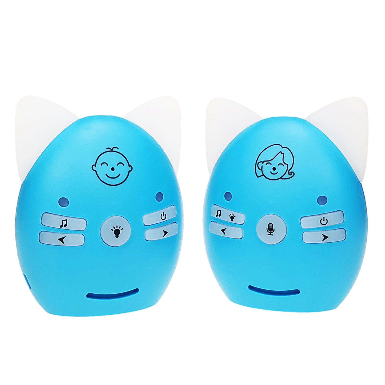 Wireless Baby Monitor Baby Portable Crystal Clear Cry Blue UK Plug