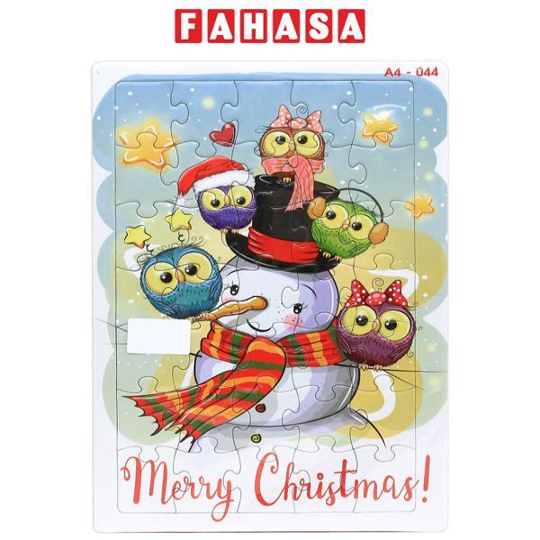 Bộ Xếp Hình Puzzle Minh Châu 35-044 - Merry Christmas 2 (35 Mảnh Ghép)