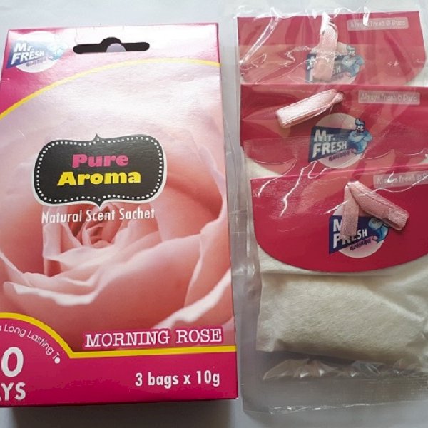 Combo 5 Hộp 15 túi thơm phòng Mr. Fresh Hàn Quốc hương ngàn hoa khử mùi tủ quần áo (10g/gói)