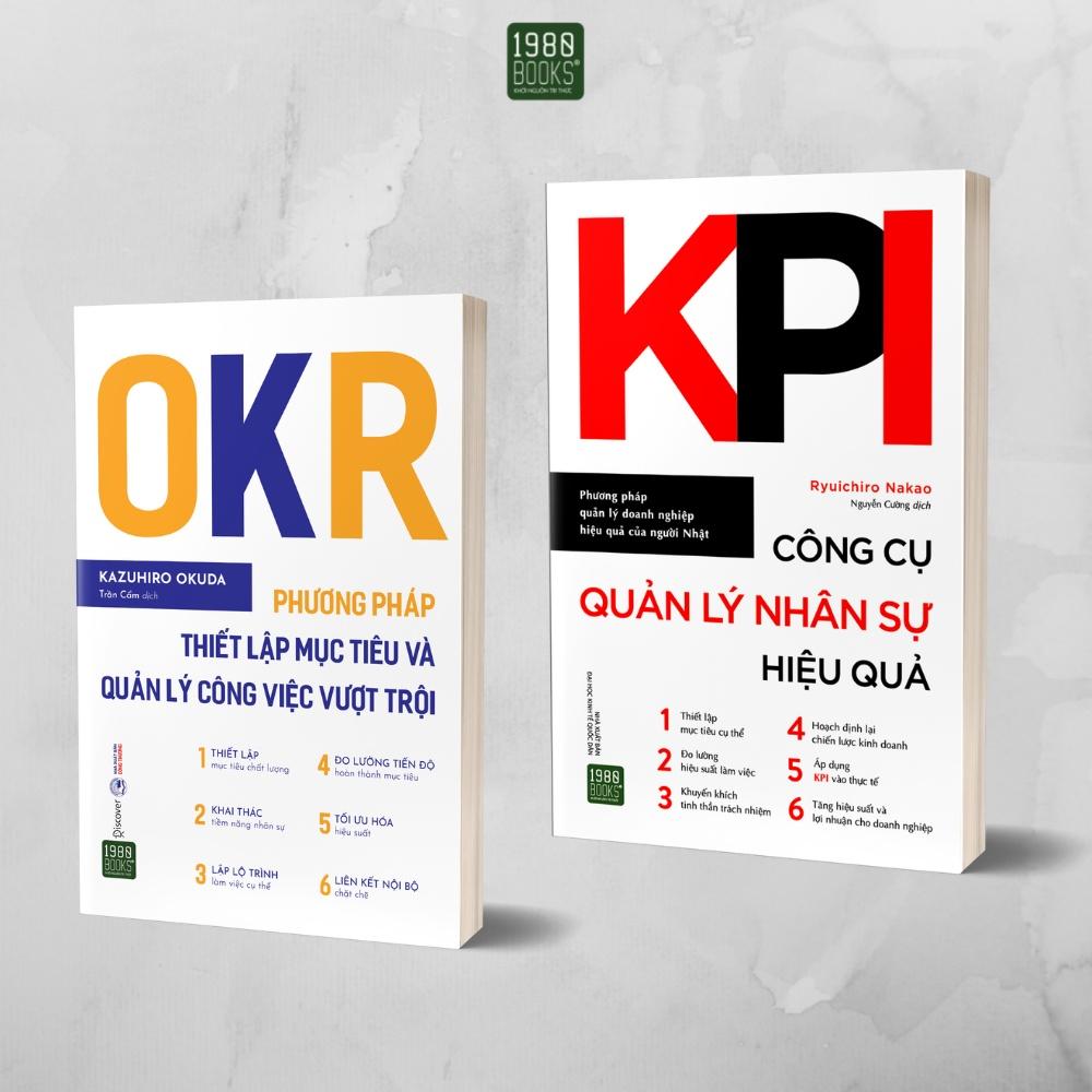 Sách  Combo Công cụ quản lý siêu hiệu quả trong kinh doanh OKR + KPI - BẢN QUYỀN