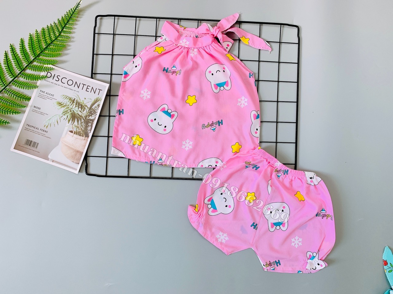 Bộ lanh bé gáí, mẫu lanh yếm chất lanh lụa (tole) loại 1 size 5-20kg