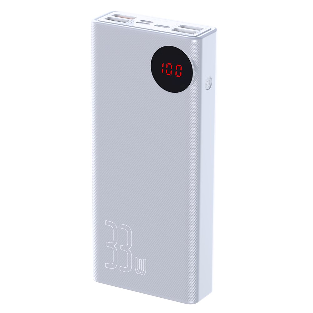 PIN SẠC DỰ PHÒNG SẠC NHANH BASEUS MULIGHT QUICK CHARGE 30.000MAH - HÀNG NHẬP KHẨU