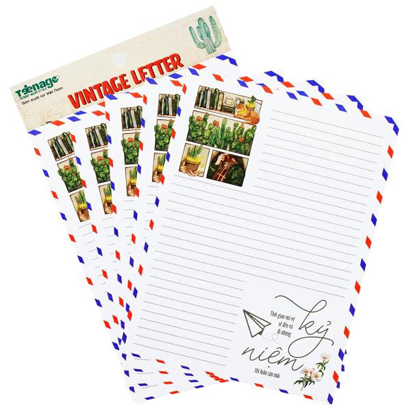Vintage Letter - Teenage VL-08 (5 Cái/Túi)
