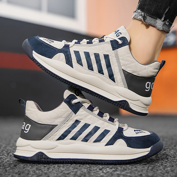 Giày Thể Thao Nam MENDO - Giày Sneaker Màu Xanh Than Chất Vải Dày Dặn, Phối Đồ Dễ Dàng - G5528