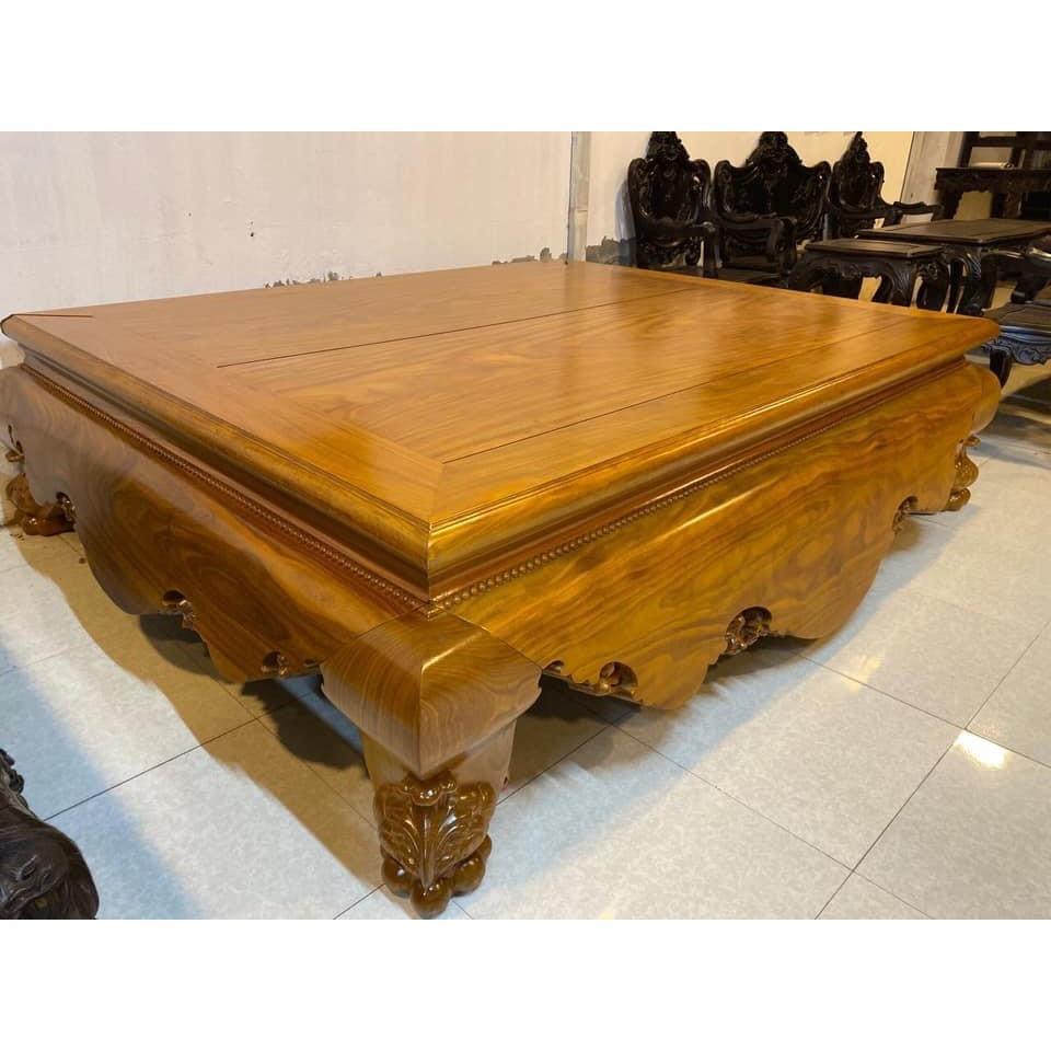 Sập Nằm Trơn Gỗ Cẩm Vàng