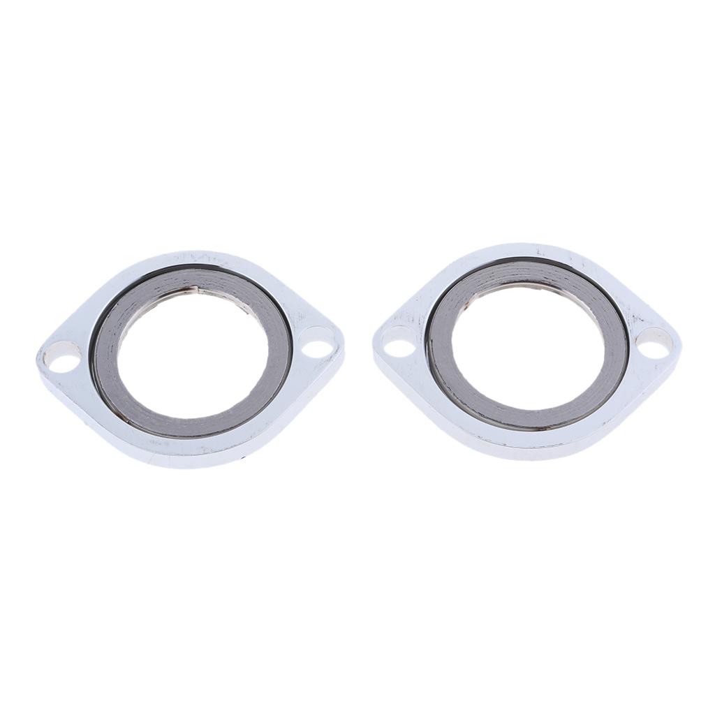Exhaust Flange Kit W/ Gaskets for Harley Evo Twin Cam Street Glide Fat Boy