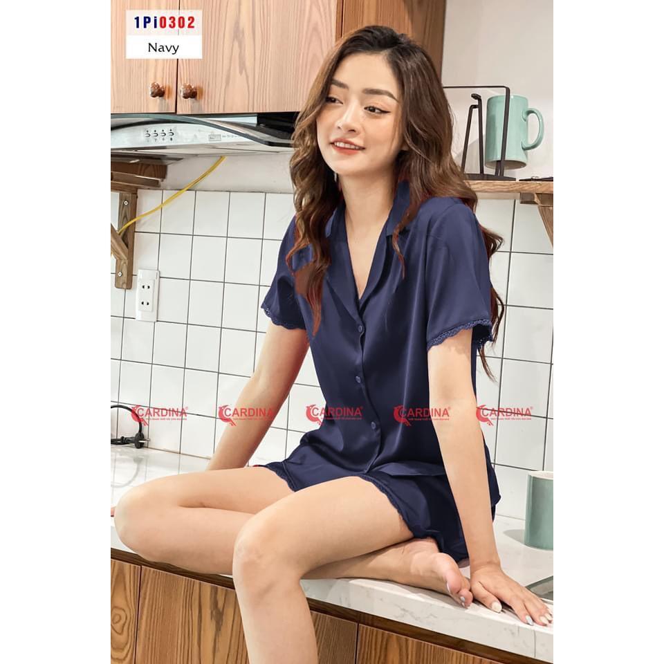 Đồ Bộ Pijama Nữ Viền Ren Chất Lụa Satin Nhật Cao Cấp Siêu Quyến Rũ