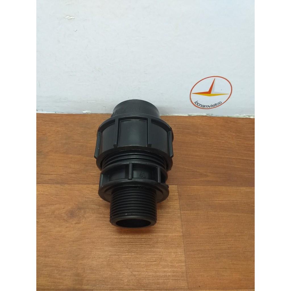 Nối ren ngoài HDPE 40 x 1-1/4"