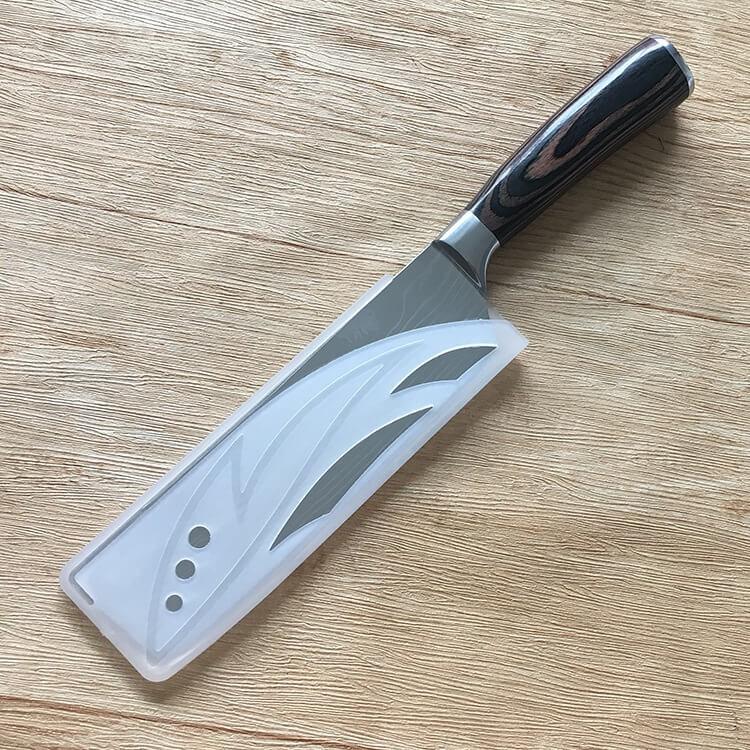DAO - DAO BẾP NHẬT BẢN USUBA THÉP DAMASCUS MÃ DT125 nt topcomshop vn