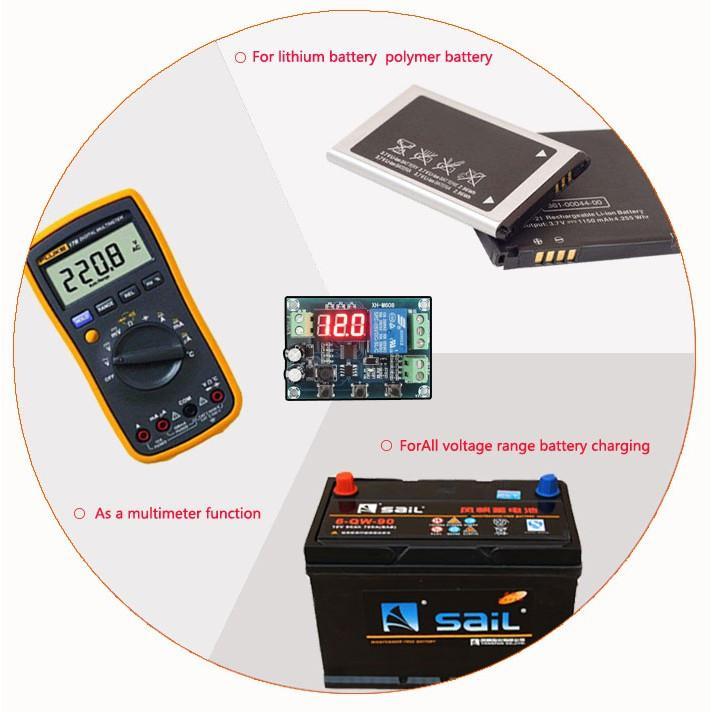 Mô Đun Sạc Pin Tích Hợp Vôn Kế Dưới Điện Áp Bảo Vệ Quá Áp XH
