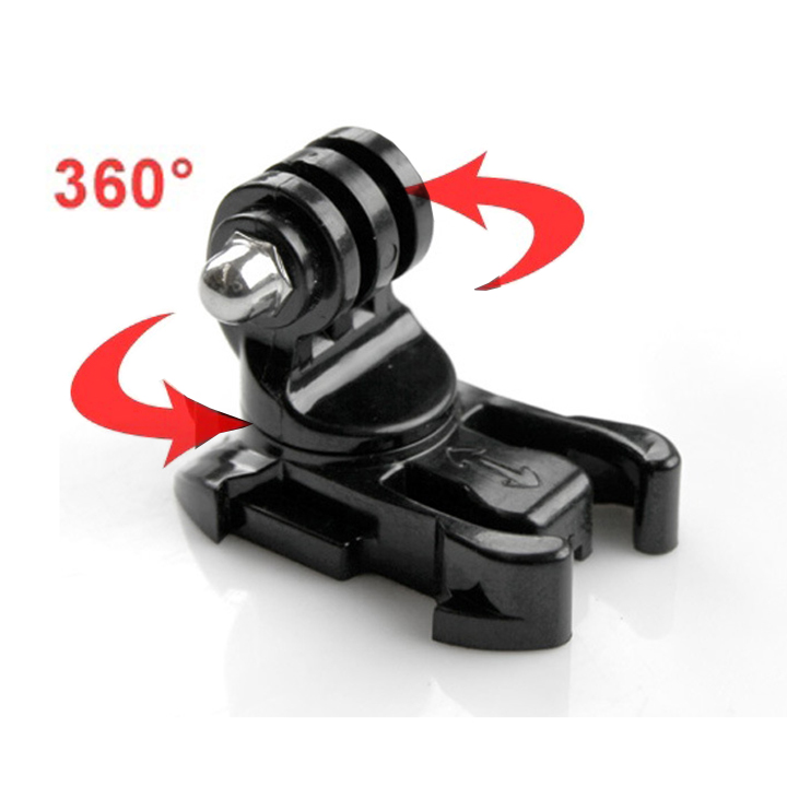 Mount gài xoay được 360 độ cho máy quay hành động GoPro, Sjcam, Yi Action, Osmo Action