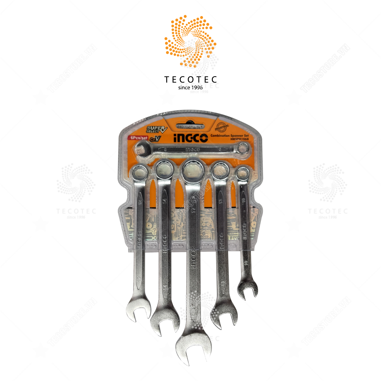 Bộ cờ lê vòng miệng 6 chi tiết INGCO HKSPA1068
