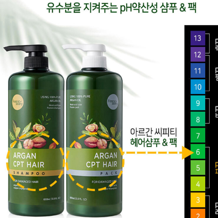 Dầu gội/ xả Argan CPT Hair Shampoo Oil siêu dưỡng chất, phục hồi tóc hư tổn, khô sơ gãy rụng 1000ml