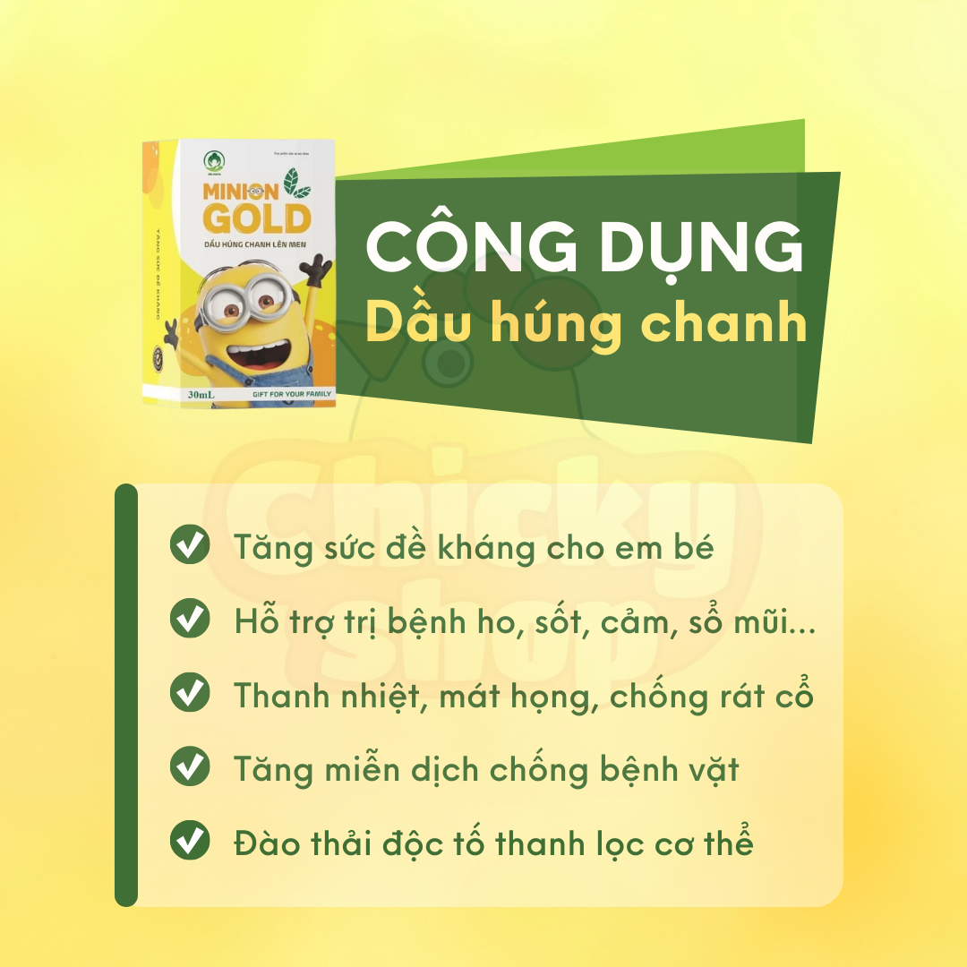 Combo Tinh dầu húng chanh minion Plus