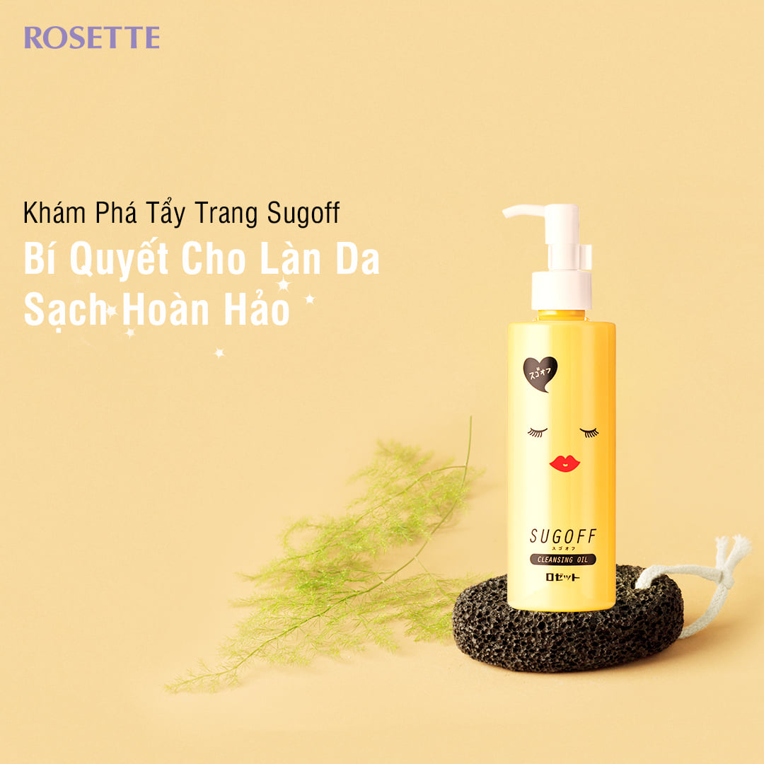 Dầu Tẩy Trang Rosette Sugoff Dưỡng Ẩm Cleansing Oil 200mL