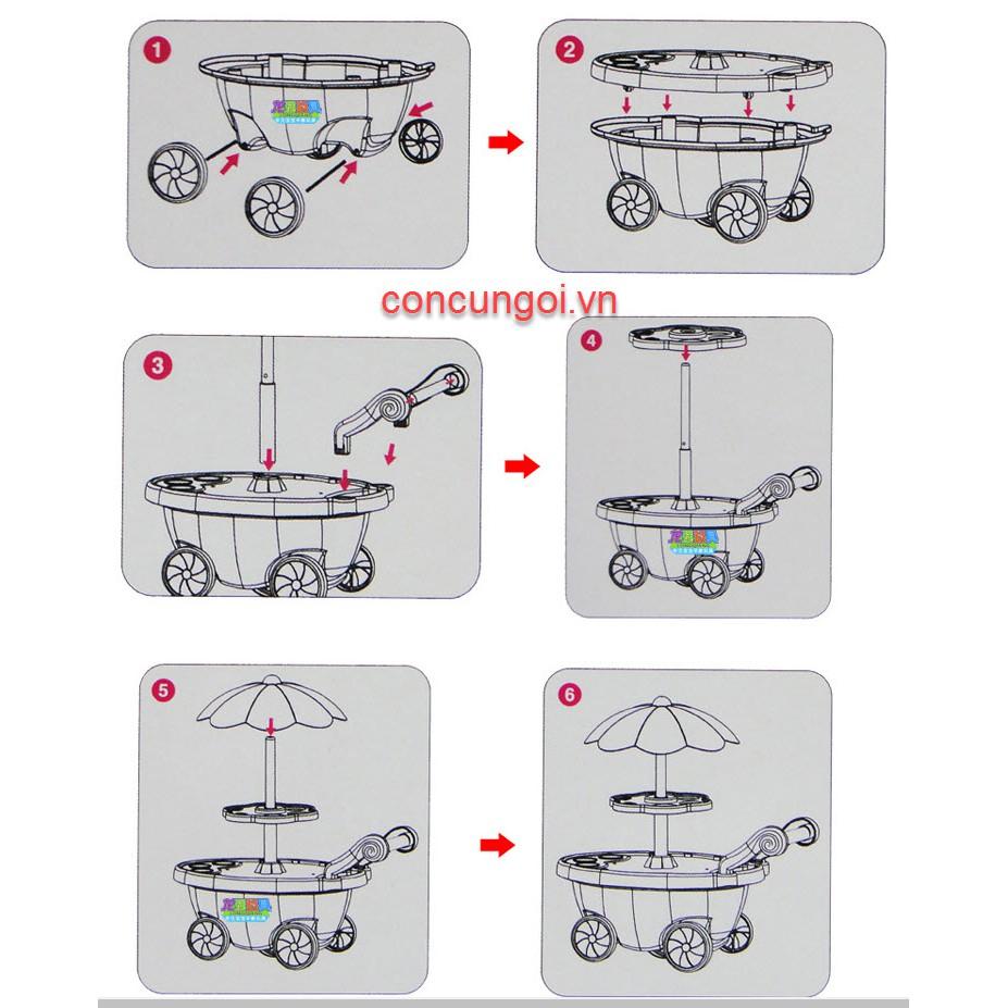 Đồ Chơi Đồ chơi xe kem ,  668-25 (hộp) 1 - SP000481