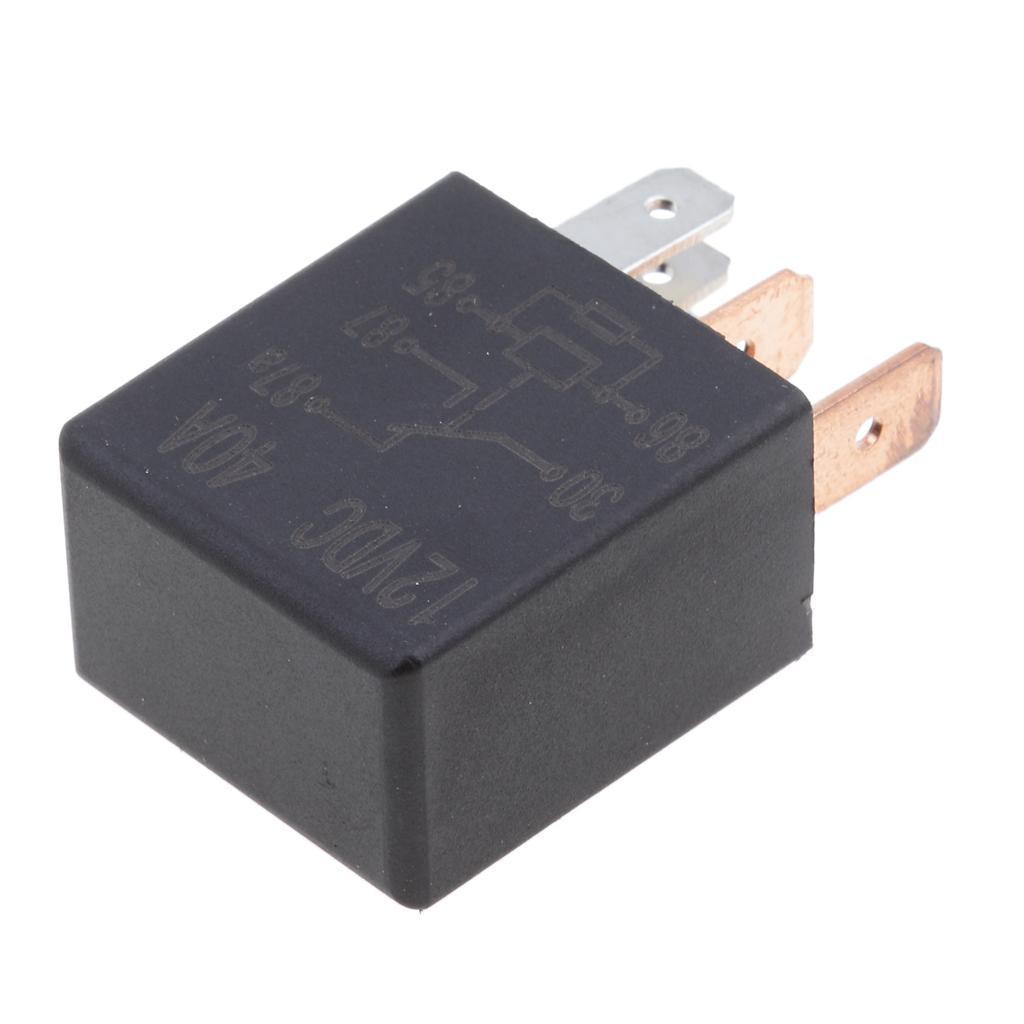 10 Pieces 12V Micro 30A 5-Pin Automotive Changeover Relay Car Bike Boat