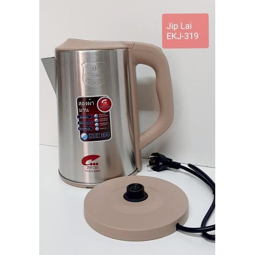 Ấm siêu tốc Jiplai Thái Lan Model EKJ-319 dung tích 2.5L - Hàng chính hãng