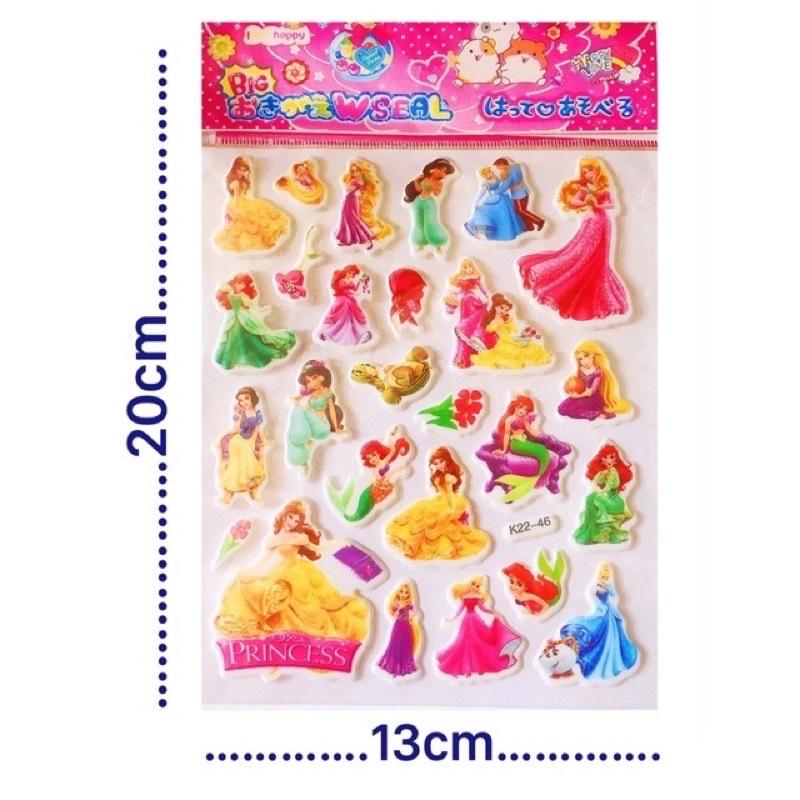 Hình dán nổi 3D - combo 10 tấm ngẫu nhiên