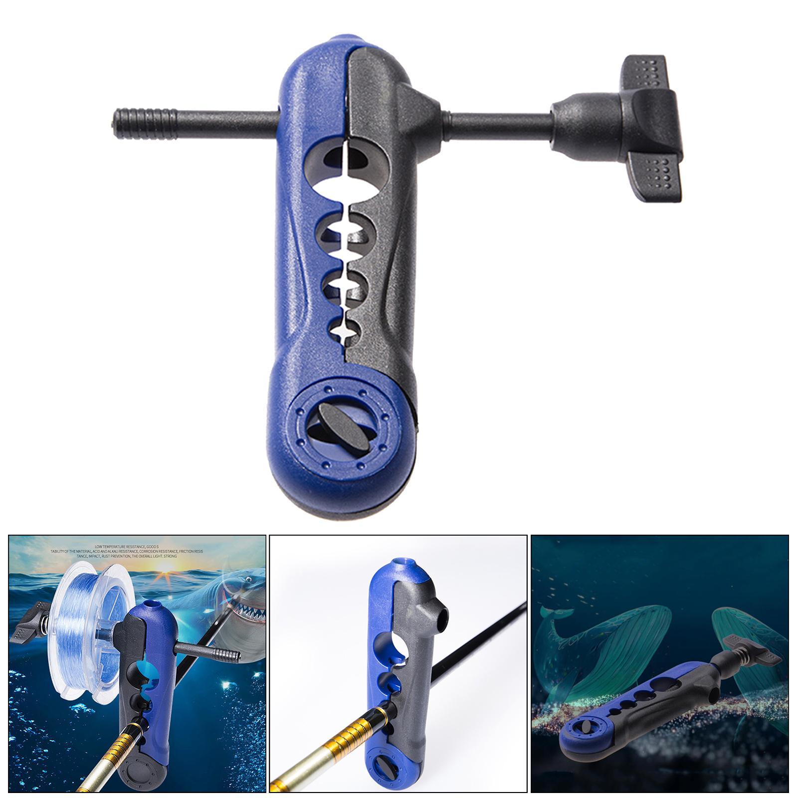 Portable Universal Fishing Line Spooler Adjustable Tool for Various Size Rod