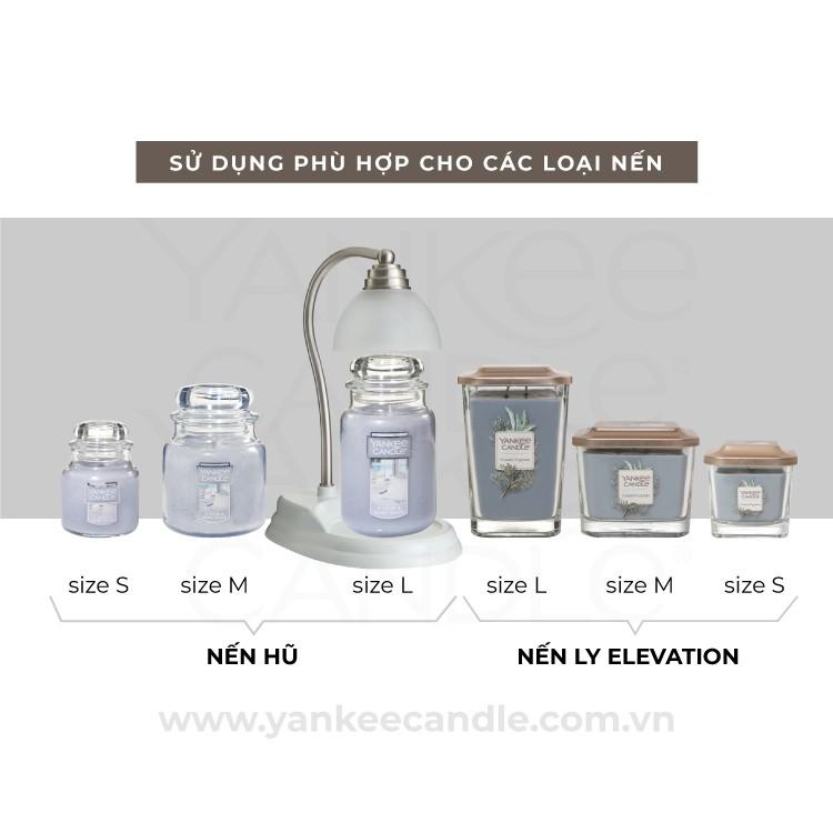 Đèn chụp đốt nến Yankee Candle màu đen