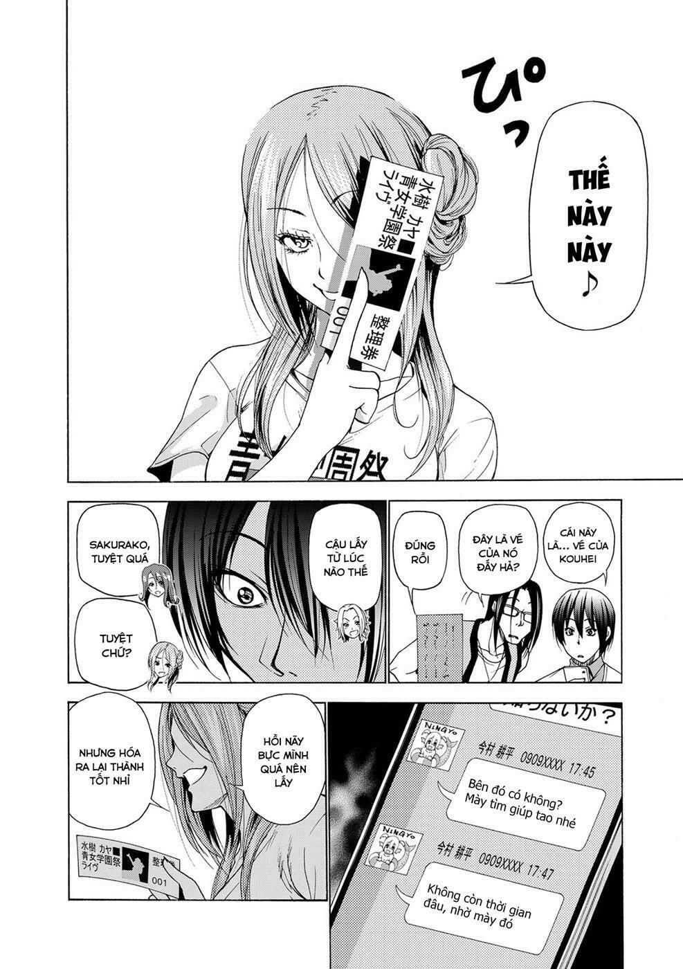 cô gái thích lặn - grand blue chapter 25 35