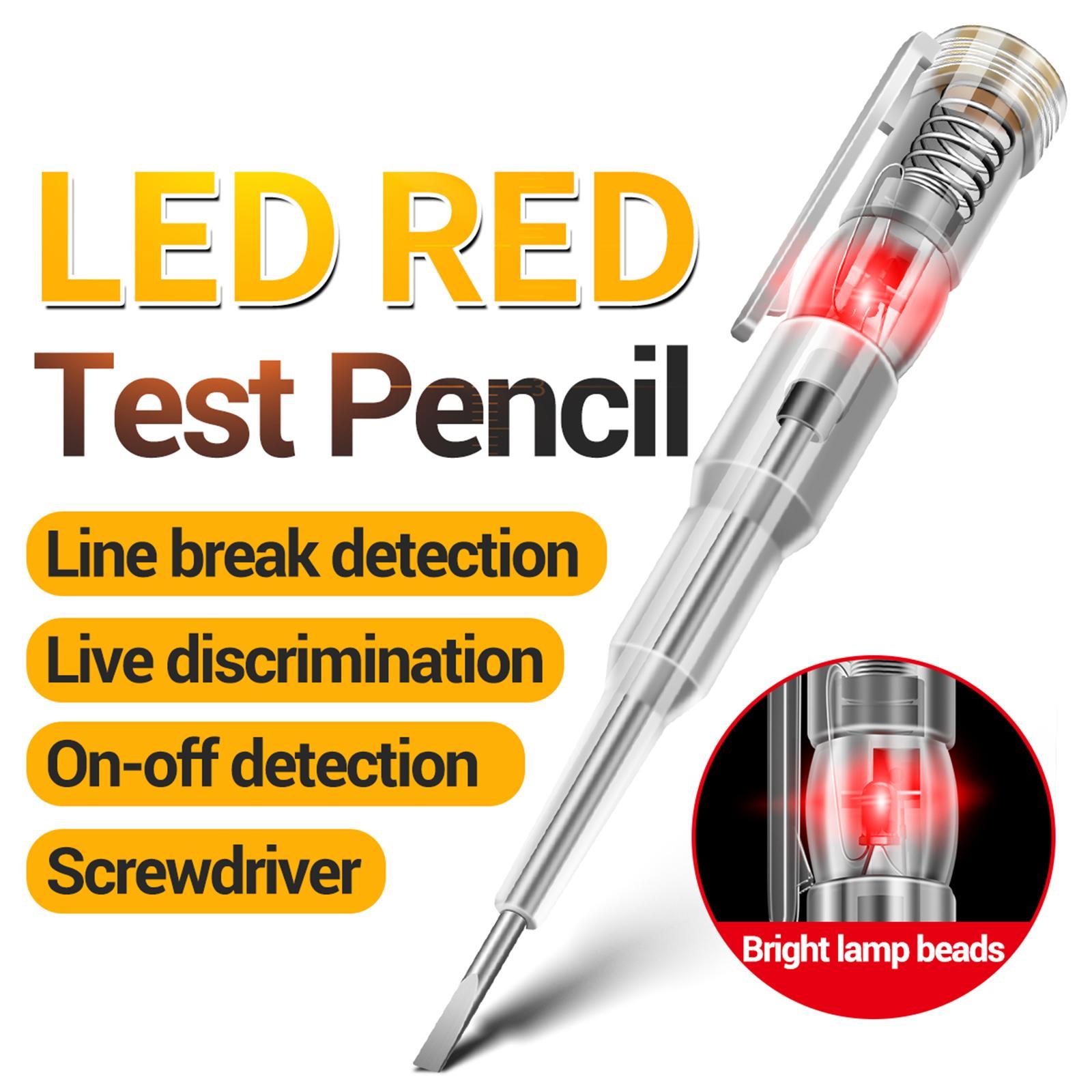 Voltage Tester Pen Electric Tester Pen for Zero Live Wire Test Power Cable Testing