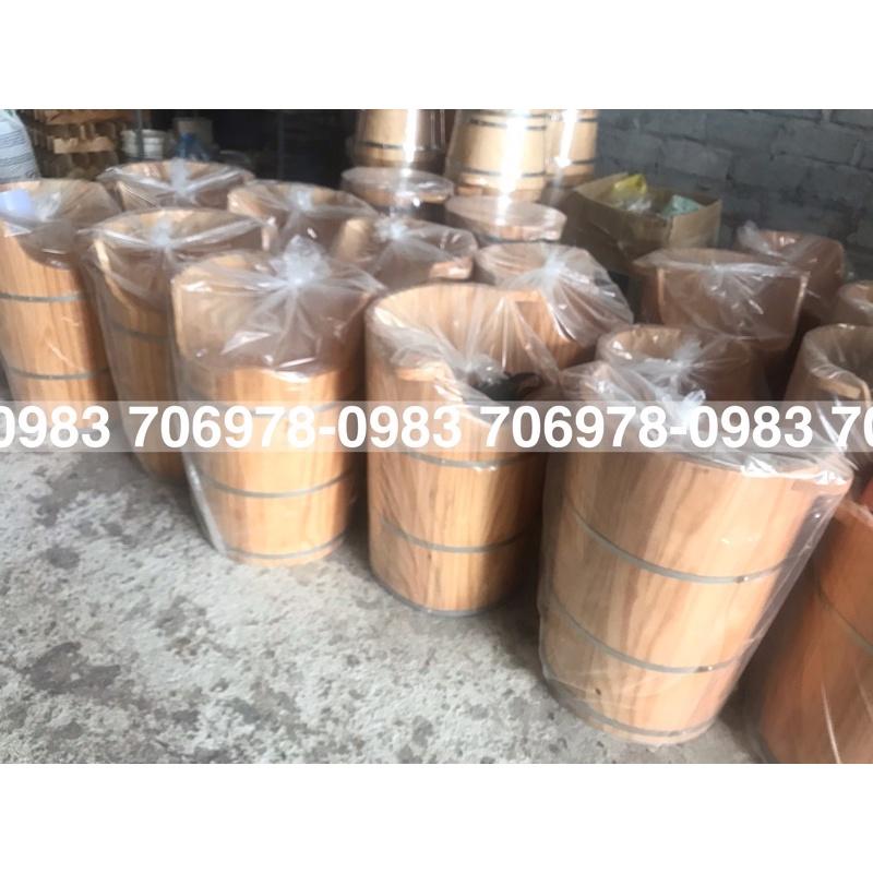 Thùng gỗ xông chân đa năng
