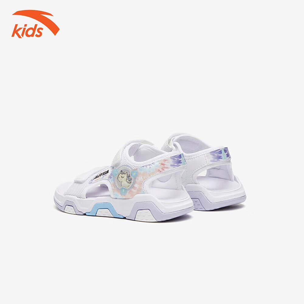 Sandals thời trang thể thao bé gái Anta Kids siêu nhẹ, quai dán tiện lợi, thoáng khí W322329971