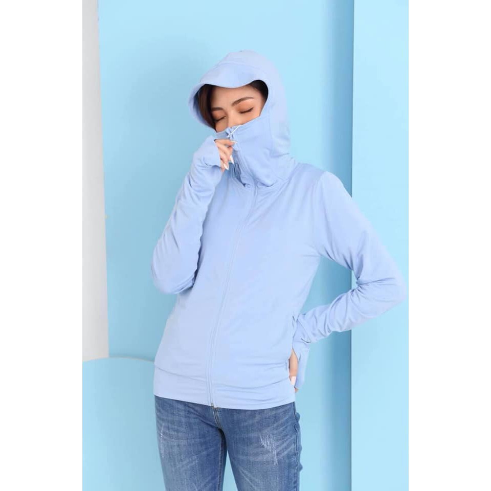 Áo chống nắng trơn CHE MẶT