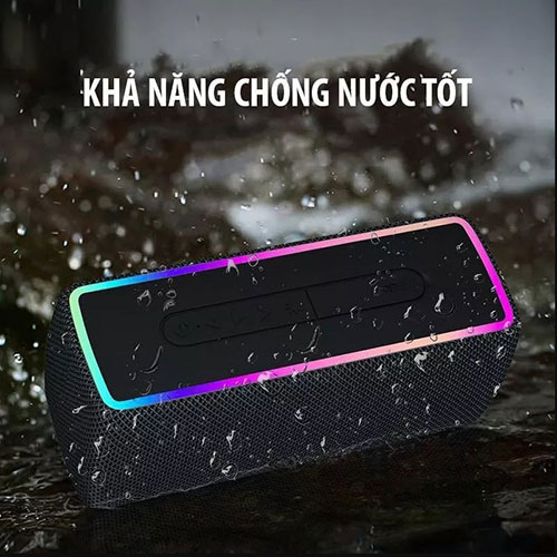 Loa Bluetooth DKB W3-Pro Bản Cao Cấp, Chống Nước IPX5, Công Suất 10W, Kết Nối Bluetooth 5.0, Âm Thanh Siêu Trầm, Tích Hợp Auto Led RGB - Hàng Chính Hãng