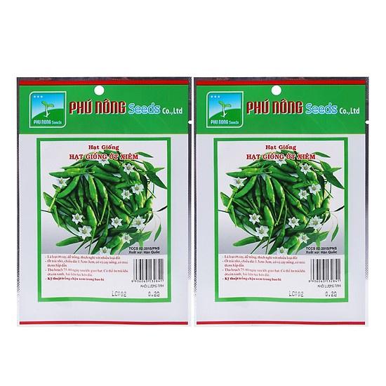 Hạt giống ớt xiêm xanh siêu trái -gói 30 hạt/tặng kèm gói phân bón lót